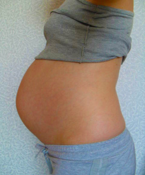 Фото живота на 31 неделе беременности